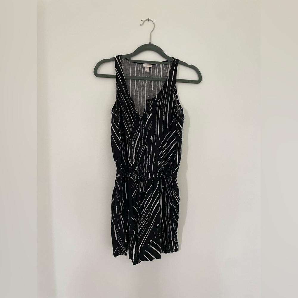 Black and White Romper